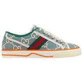 Gucci Tennis 1977 Sneakers / Trainers Baby Blue / White / Orange / Green / Red
